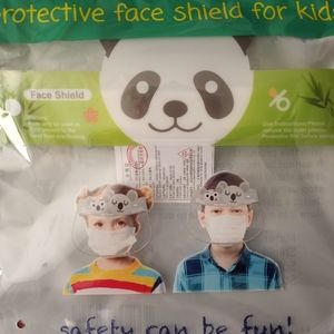 Protective face shield for kids